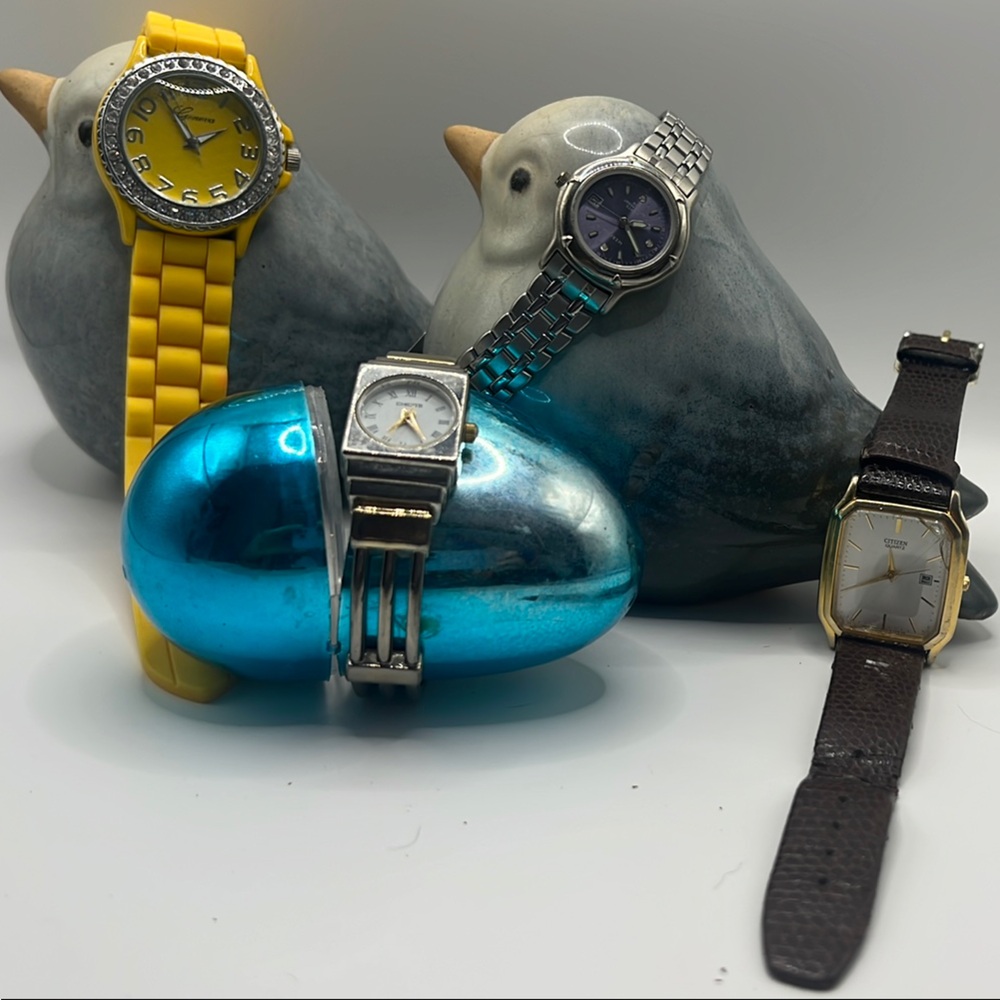 Citizen Women's Watches - Yellow, Silver, Brown